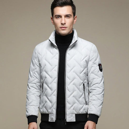 Vario Men’s Jacket with Velvet Finish – Soft Touch Outerwear